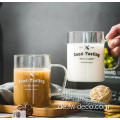 Hand geblasenes Glas Tassen Saft Milch Kaffeetassen